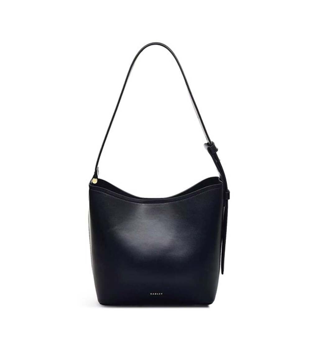 Radley London Bathurst Mews Black Medium Ziptop Shoulder Bag (MSRP $388)